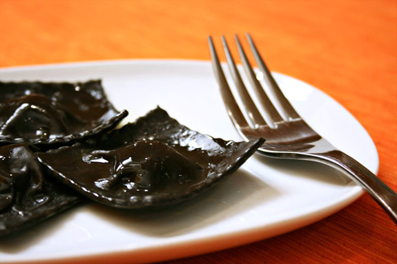 Witch Hat Pumpkin Ravioli