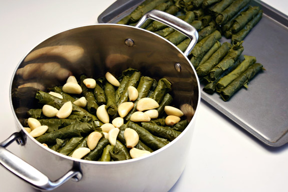 Yabraq (يبرق) in a pot
