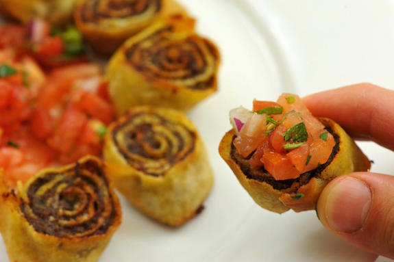 bite of sujuk rolls