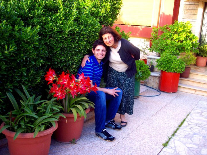 Alan and his Nana (Grandma) Nadia in Sweida
