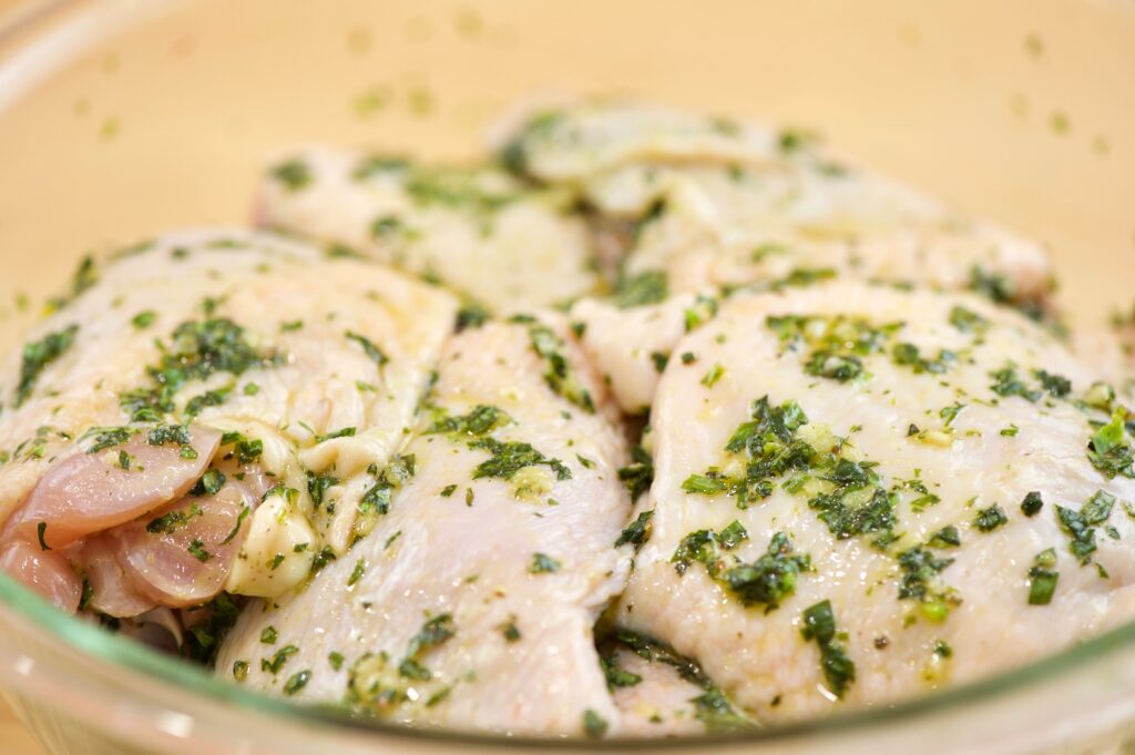chicken marinating chicken marinating