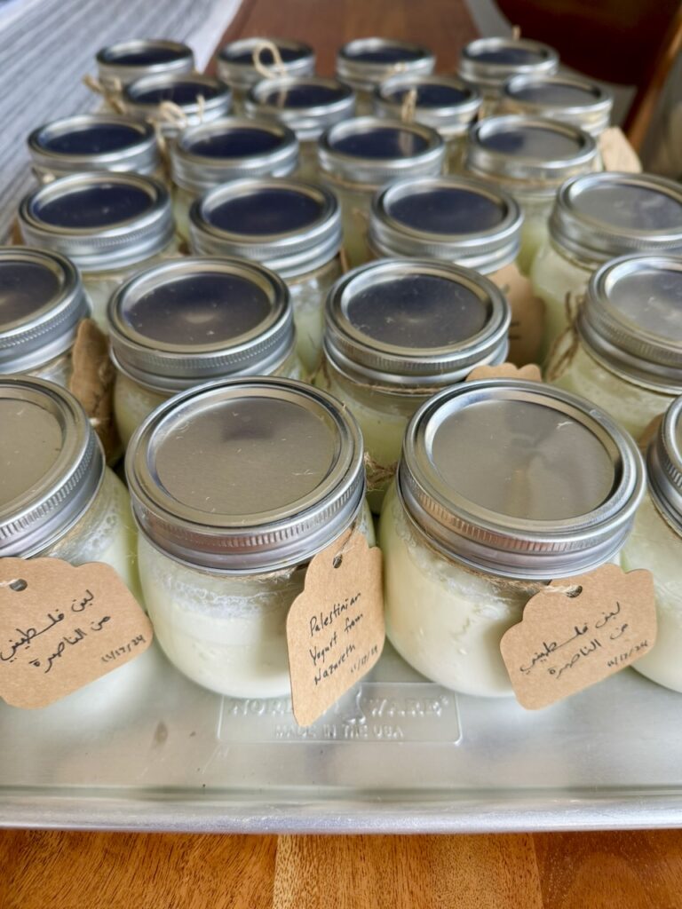 Palestinian Yogurt Fundraiser